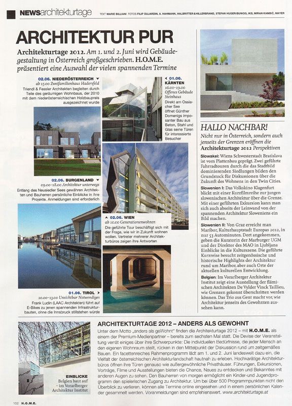 H.O.M.E._Mai 2012_ARCHITEKTUR PUR